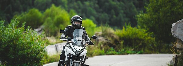 Relais motard dans le Jura