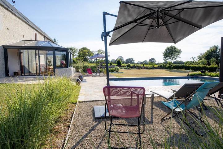 Chambre d’hôte pour 2 personnes, avec piscine et jardin en Normandie - 3