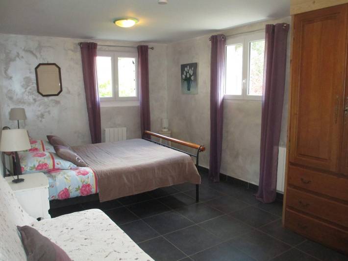 Chambre d’hôte pour 2 personnes, avec jardin en Ardèche