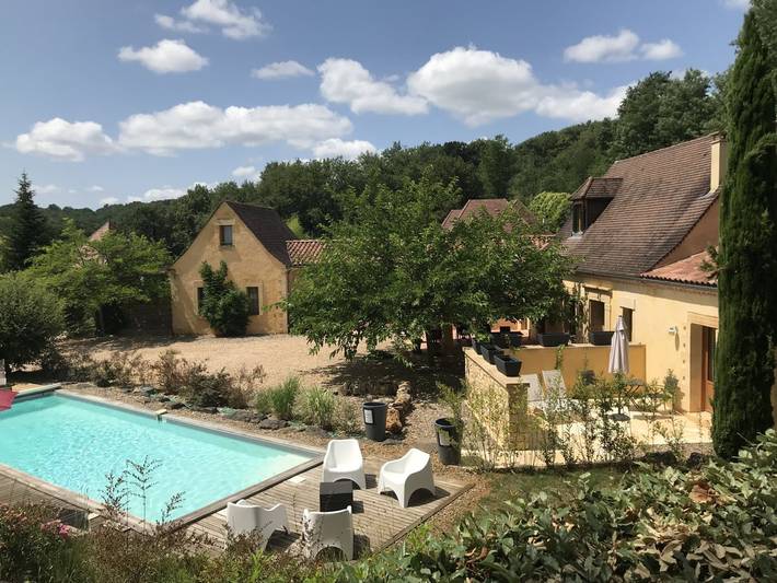 Chambre d’hôte pour 2 personnes, avec jardin et piscine en Dordogne