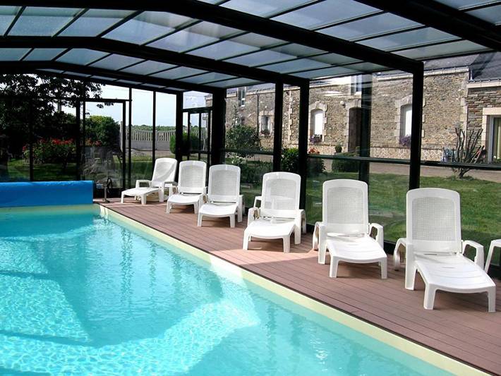 Chambre d’hôte pour 2 personnes, avec piscine et jardin dans le Morbihan