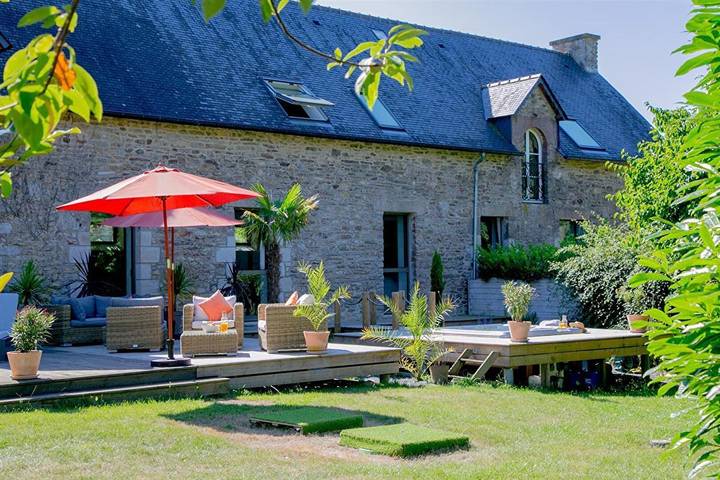 Chambre d’hôte pour 2 personnes, avec piscine et jacuzzi dans le Morbihan