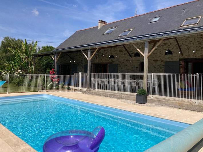 Chambre d’hôte pour 2 personnes, avec jardin et terrasse ainsi que piscine et vue en Loire-Atlantique