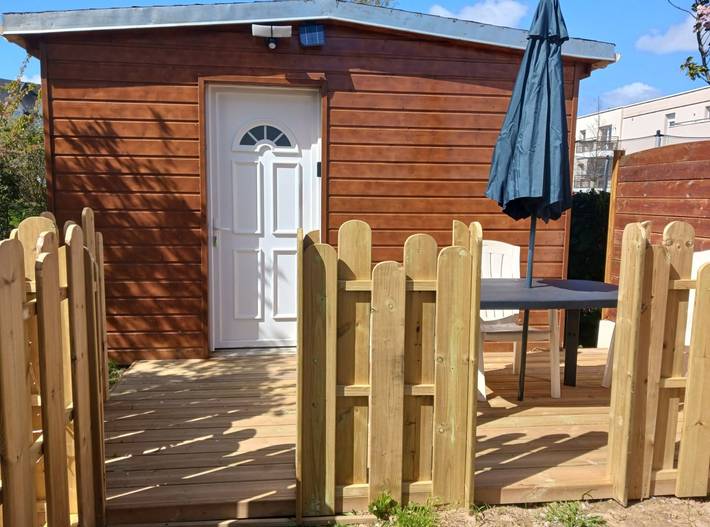 Gîte pour 3 personnes, avec jardin et terrasse dans