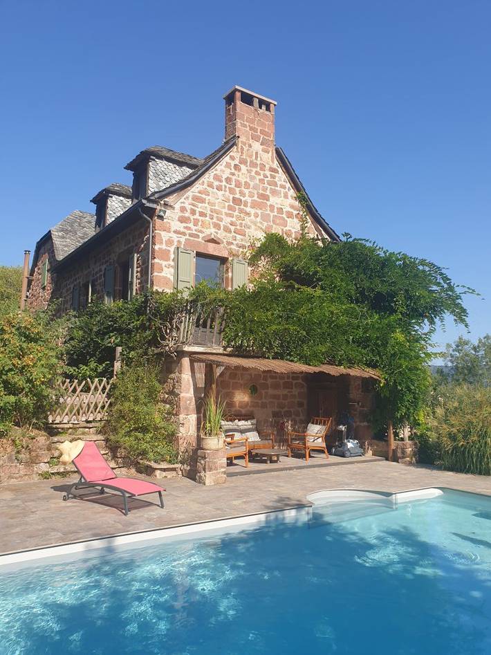 Chambre d’hôte pour 2 personnes, avec piscine et jardin dans l' Aveyron - 3