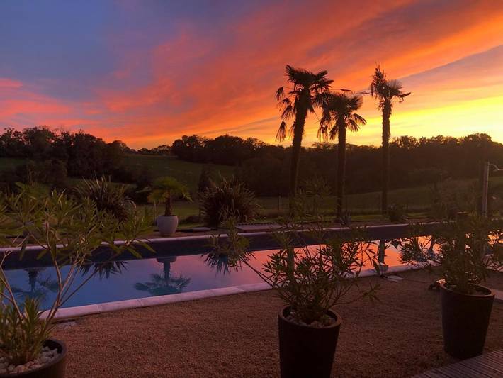 Maison d’hôte pour 2 personnes, avec jardin et vue ainsi que terrasse et piscine dans le Gers - 3