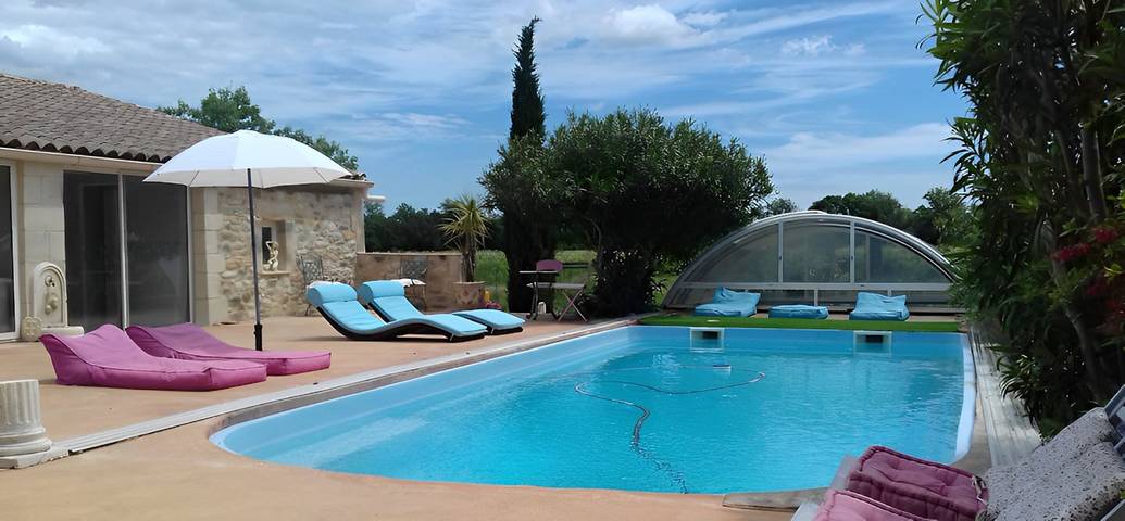 Chambre d’hôte pour 2 personnes, avec jardin et piscine dans l' Aude