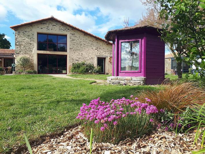 Chambre d’hôte pour 5 personnes, avec jardin dans