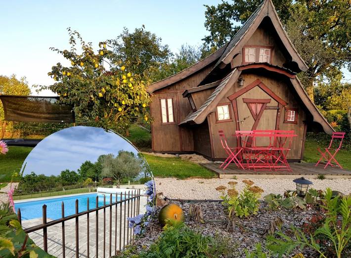 Chambre d’hôte pour 6 personnes, avec piscine et jardin dans