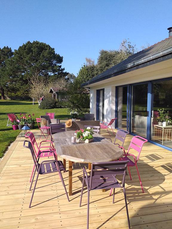 Chambre d’hôte pour 5 personnes, avec jardin dans