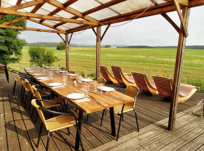 Chambre d’hôte pour 2 personnes, avec jardin dans le Jura