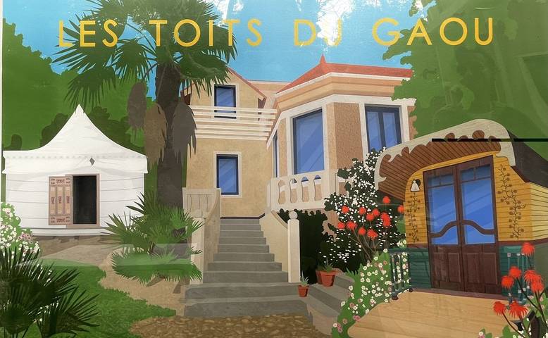 Chambre d’hôte pour 2 personnes, avec jardin, animaux acceptés dans le Var