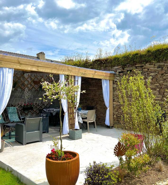 Chambre d’hôte pour 3 personnes, avec jardin dans le Morbihan