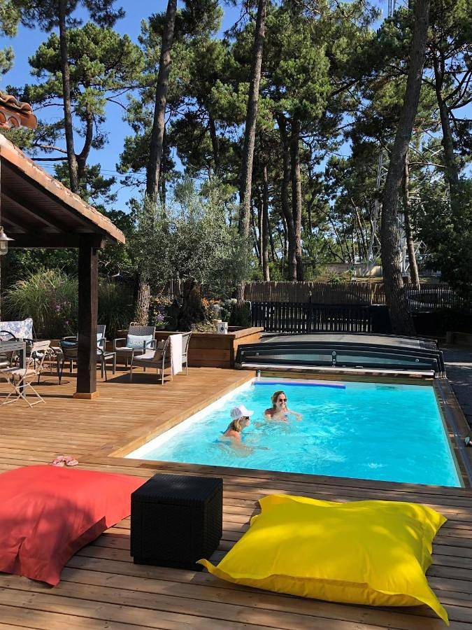 Maison d’hôte pour 2 personnes, avec piscine ainsi que jardin et vue au Cap Ferret - 3