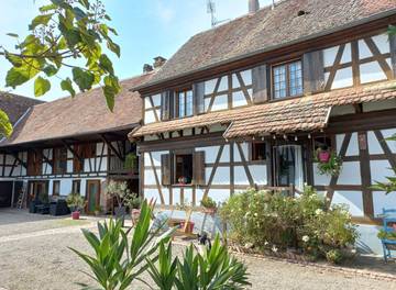 Chambre d’hôte pour 4 personnes, avec jardin en Alsace