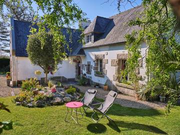 Chambre d’hôte pour 4 personnes, avec jardin en Bretagne