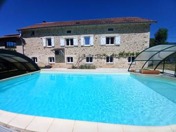 Chambre d’hôte pour 2 personnes, avec jardin et piscine dans le Lot