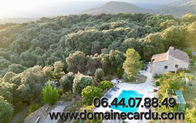Chambre d’hôte pour 2 personnes, avec piscine et jardin en Corse